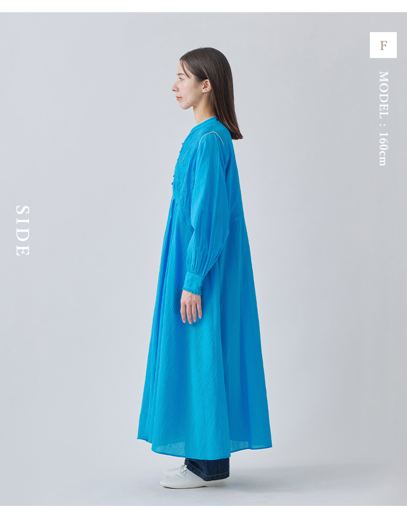 kelen(ケレン)コットンギャザーデザインドレス“SOLENE”lkl25hop2097