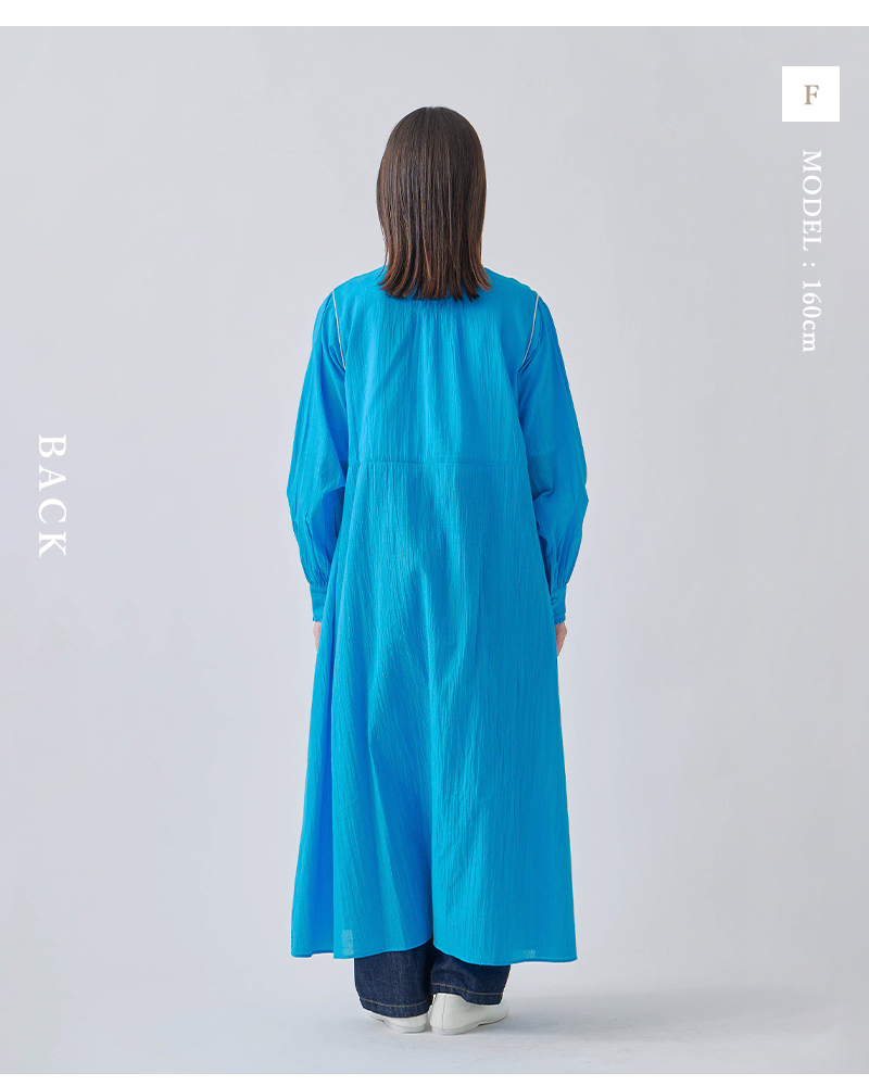 kelen(ケレン)コットンギャザーデザインドレス“SOLENE”lkl25hop2097