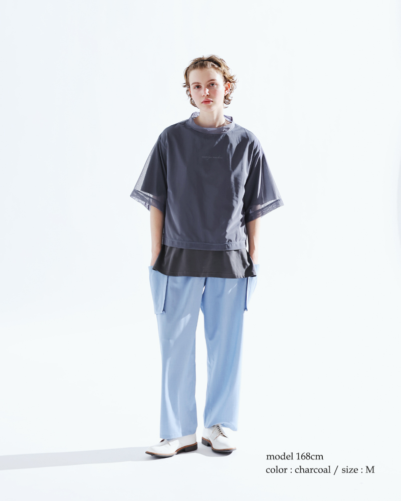 kelen(ケレン)2PメッシュレイヤードプリントTシャツ“ESSA”lkl25sbl2233