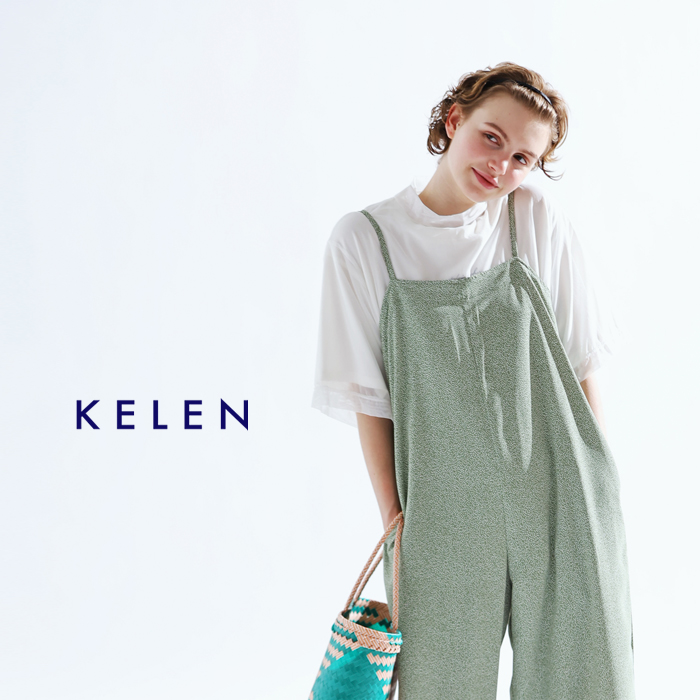 kelen(ケレン)2PメッシュレイヤードプリントTシャツ“ESSA”lkl25sbl2233