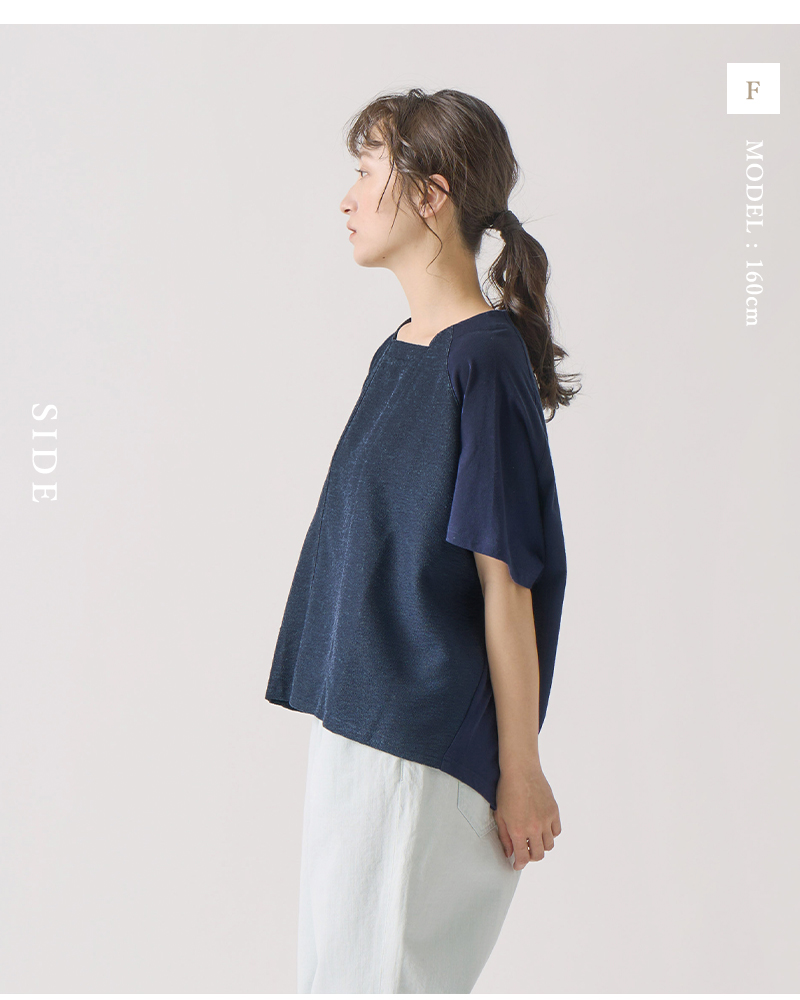 kelen(ケレン)ジャガードコンビデザイントップス“SOLIS”lkl25sbl2236