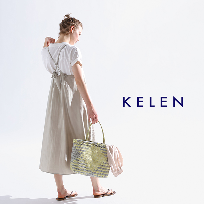 kelen ケレン ダブルストラップ Aライン ラメ キャミ ワンピース