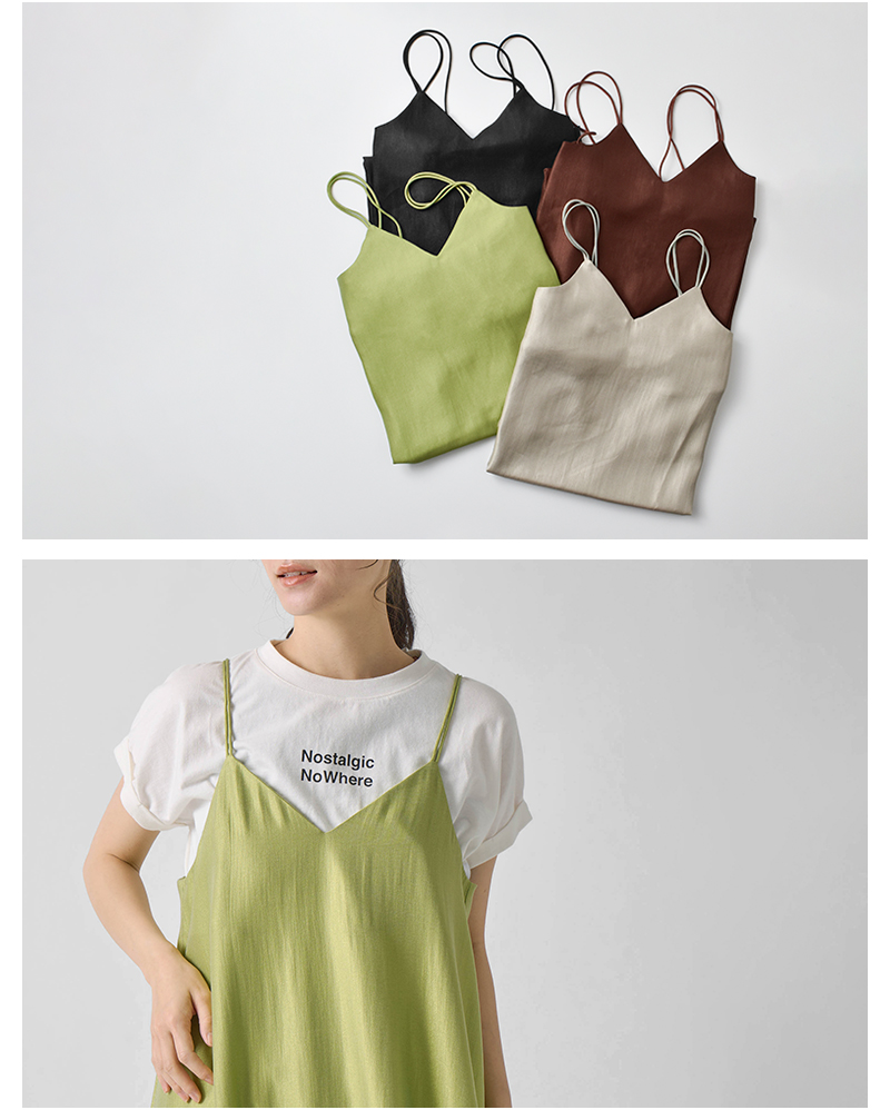 kelen(ケレン)ダブルストラップAラインラメキャミワンピース“YARIN”lkl25sop2089