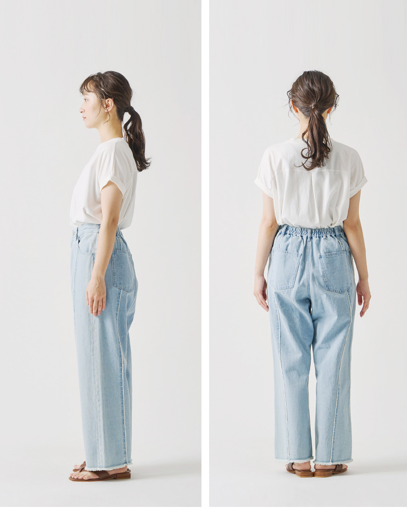kelen(ケレン)フリンジデザインデニムパンツ“DUCO”lkl25spt2095