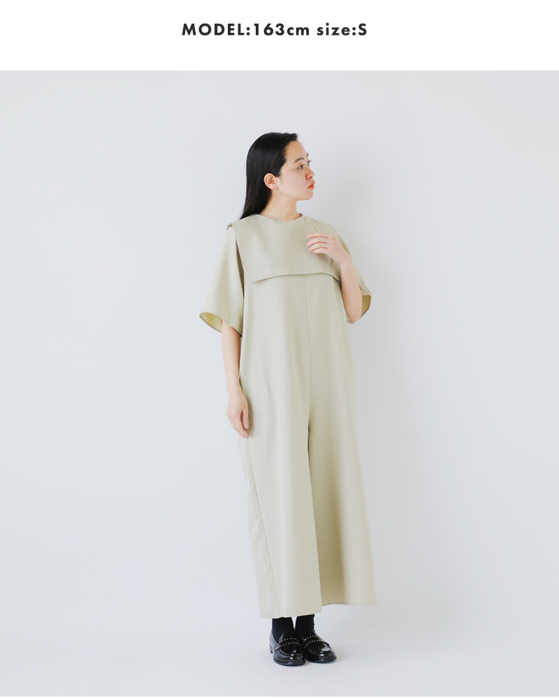 ◆KAREN MILLEN◆テーラードリネンドラマケープジャンプスーツ 50%OFF】kelen ケレン フラップ デザイン ジャンプスーツ “MIMUL