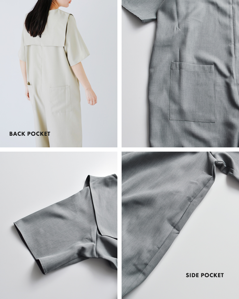 50%OFF】kelen ケレン フラップ デザイン ジャンプスーツ “MIMUL