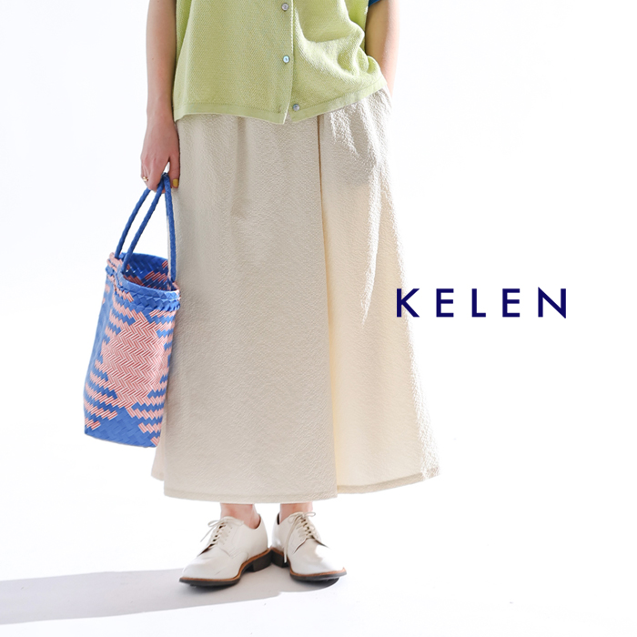 kelen(ケレン)シアサッカーラップデザインパンツ“WIEL”lkl25spt2103