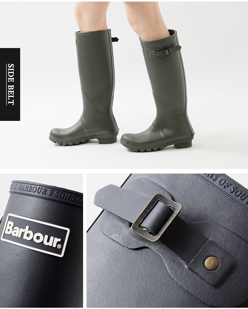 Barbour バブアー トール ウェリントン レイン ブーツ “BEDE