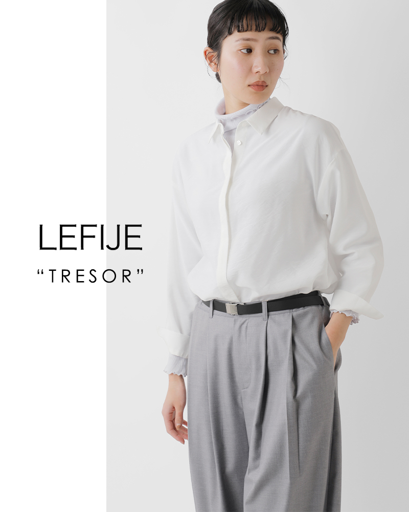 LEFIJE(レフィエ)カウレザーGIベルト“Tresor”m4689a