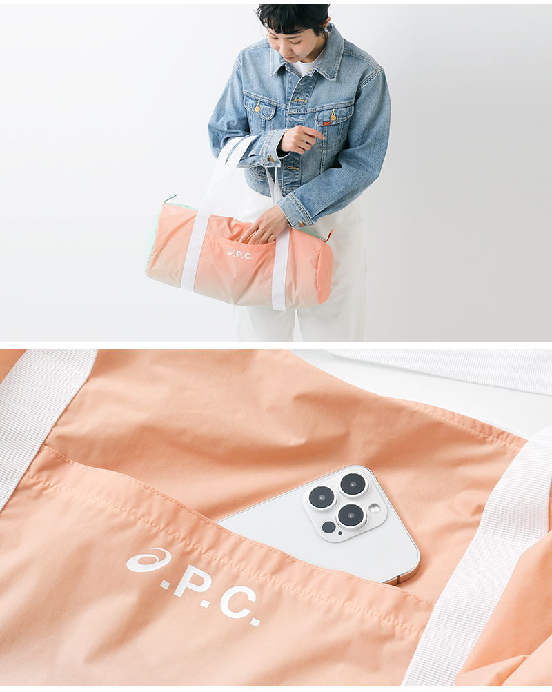 A.P.C.(アー・ペー・セー)アシックスジムバッグ“GYMBAGASICS”m61978