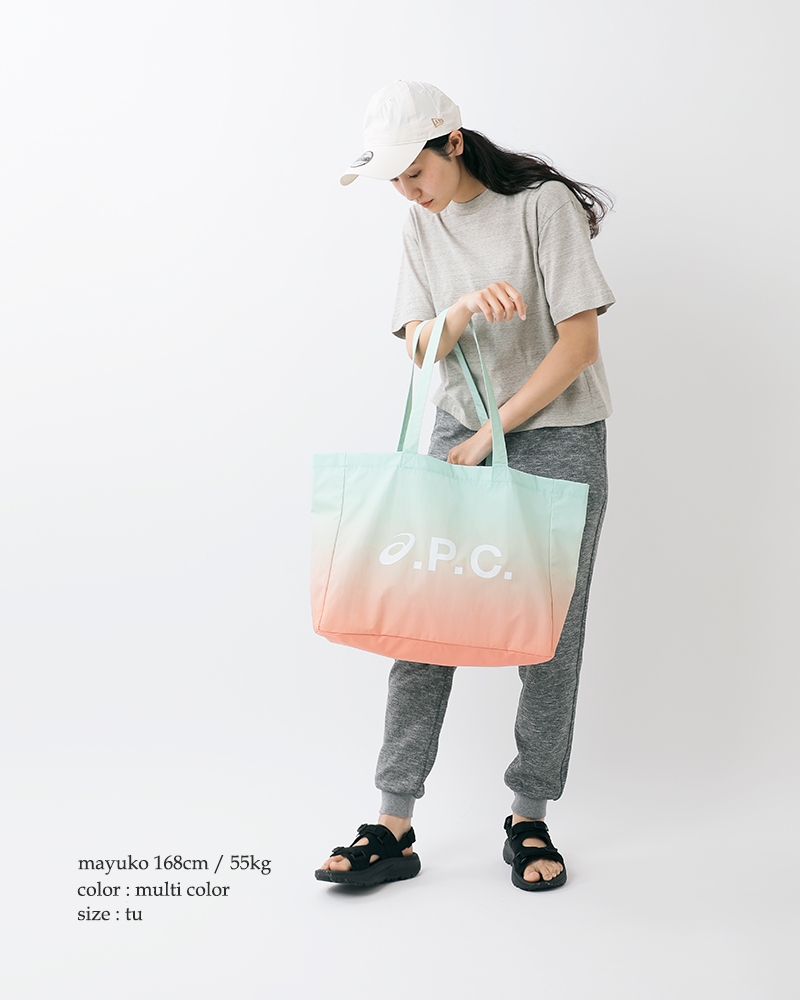 A.P.C.(アー・ペー・セー)ショッピングダイアンアシックストートバッグ“SHOPPINGDIANEASICS”m67002