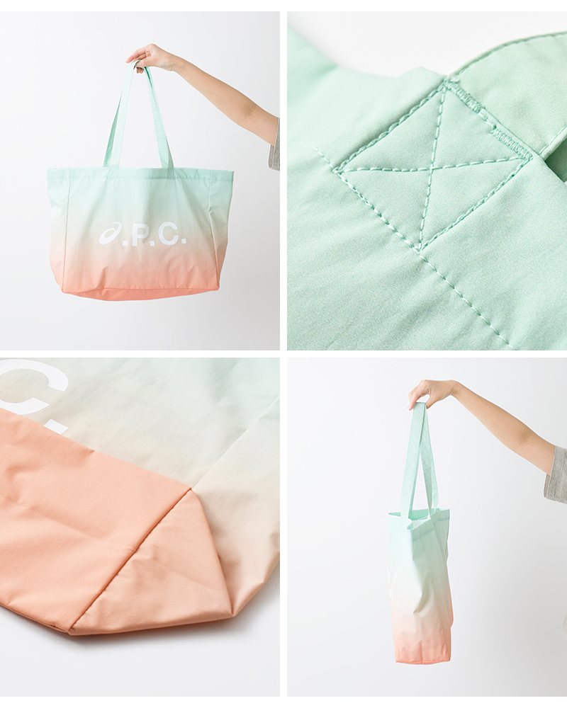 A.P.C.(アー・ペー・セー)ショッピングダイアンアシックストートバッグ“SHOPPINGDIANEASICS”m67002
