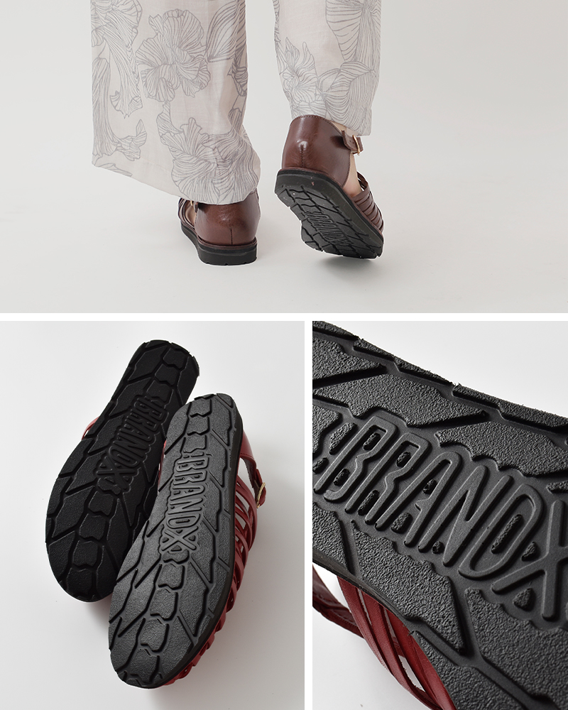 BRAND X ブランドエックス カウレザー ストラップ グルカ