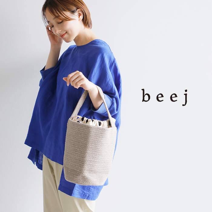 beej ビージ リサイクル コットン ラメ ブレード バッグ mi