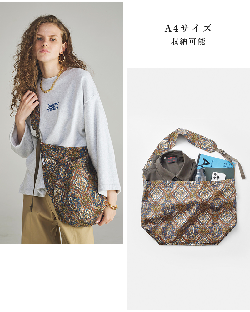 kha:ki(カーキ)オーガニックコットンリップストップショルダーサックバッグ“SHOULDERSACK2.0”mil25hbg3046