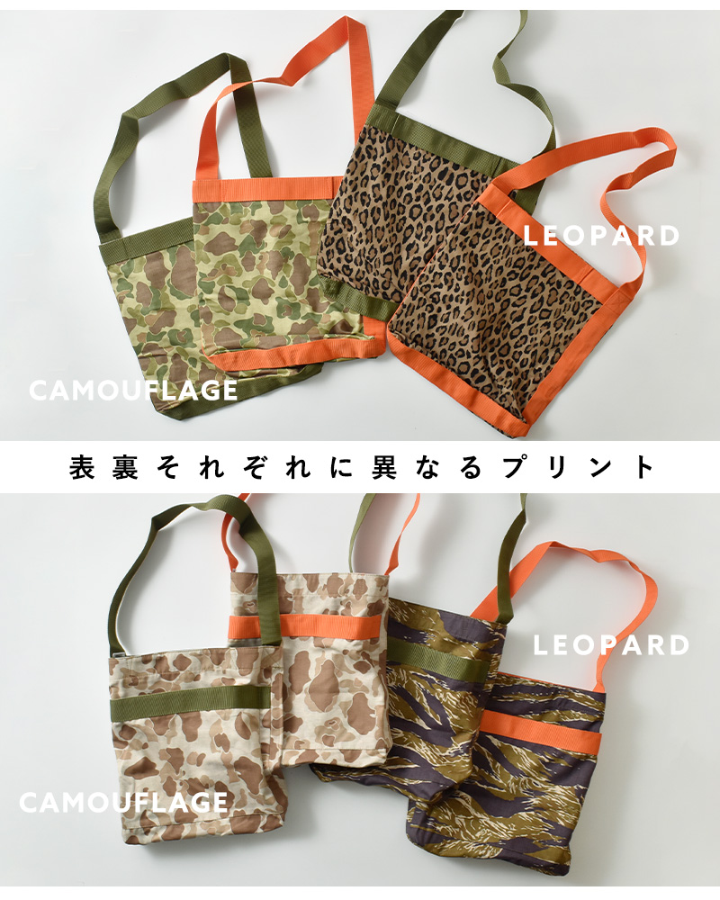 kha:ki(カーキ)コットンヘリンボンツイルリバーシブルトートバッグ“REVERSIBLETOTEBAG”mil25sbg3047