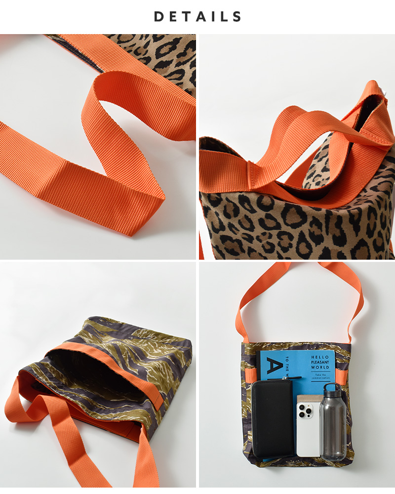 kha:ki(カーキ)コットンヘリンボンツイルリバーシブルトートバッグ“REVERSIBLETOTEBAG”mil25sbg3047