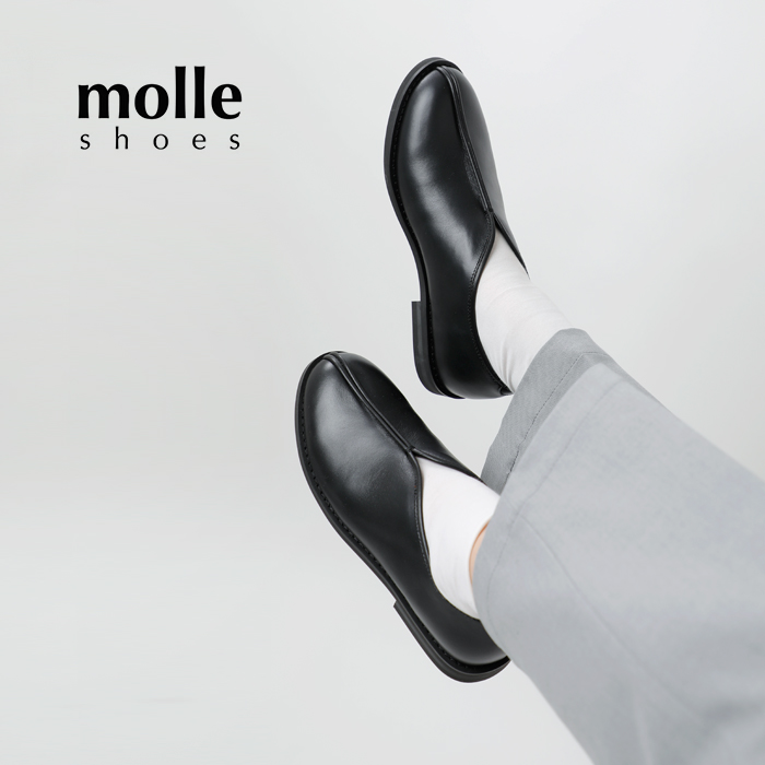 molle shoes(モールシューズ)撥水 カウレザー フラット カンフーシューズ “KUNG-FU” mls210301-13
