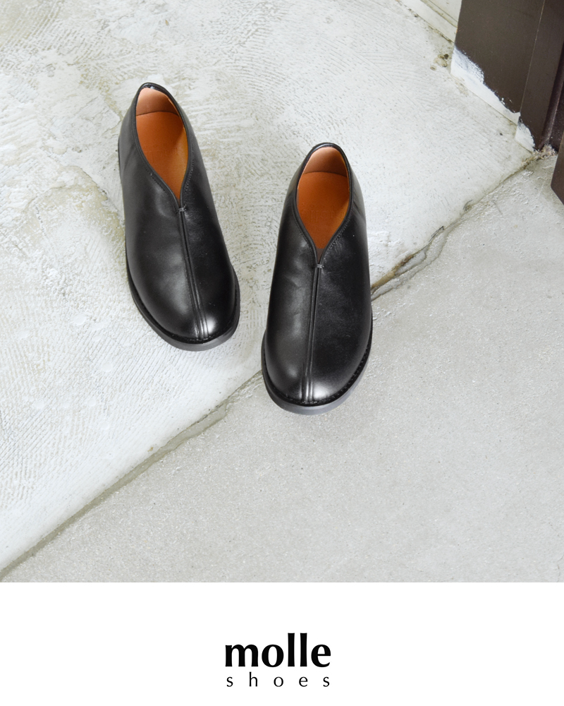 molle shoes(モールシューズ)撥水 カウレザー フラット カンフーシューズ “KUNG-FU” mls210301-13