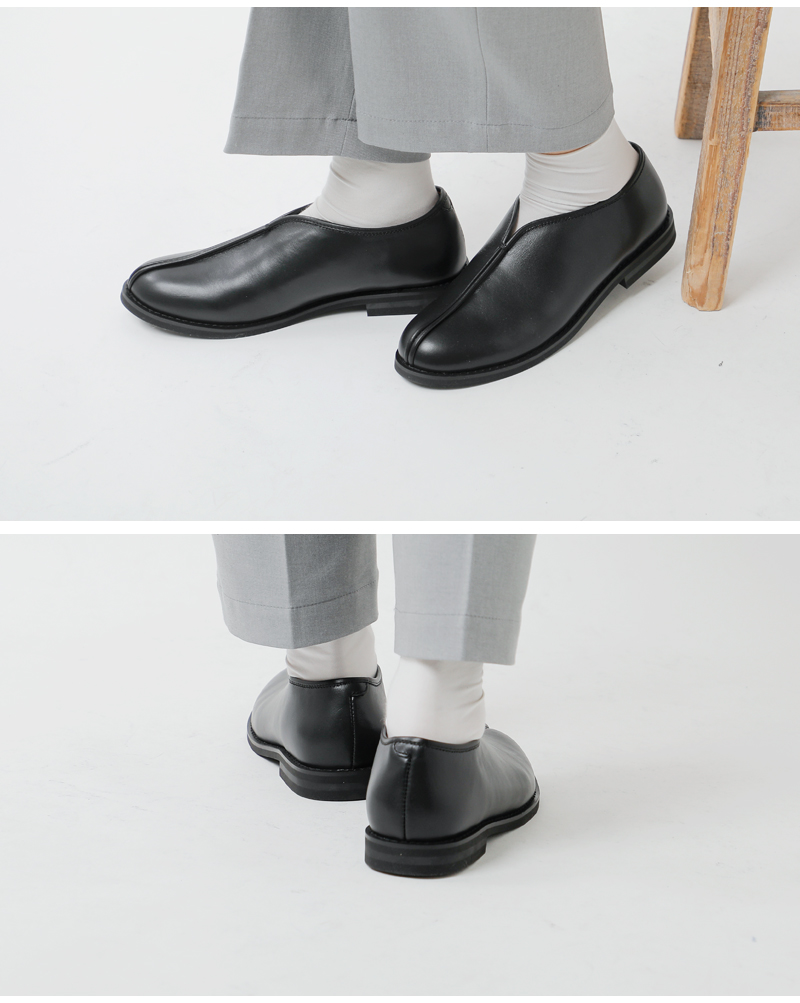 molle shoes(モールシューズ)撥水 カウレザー フラット カンフーシューズ “KUNG-FU” mls210301-13