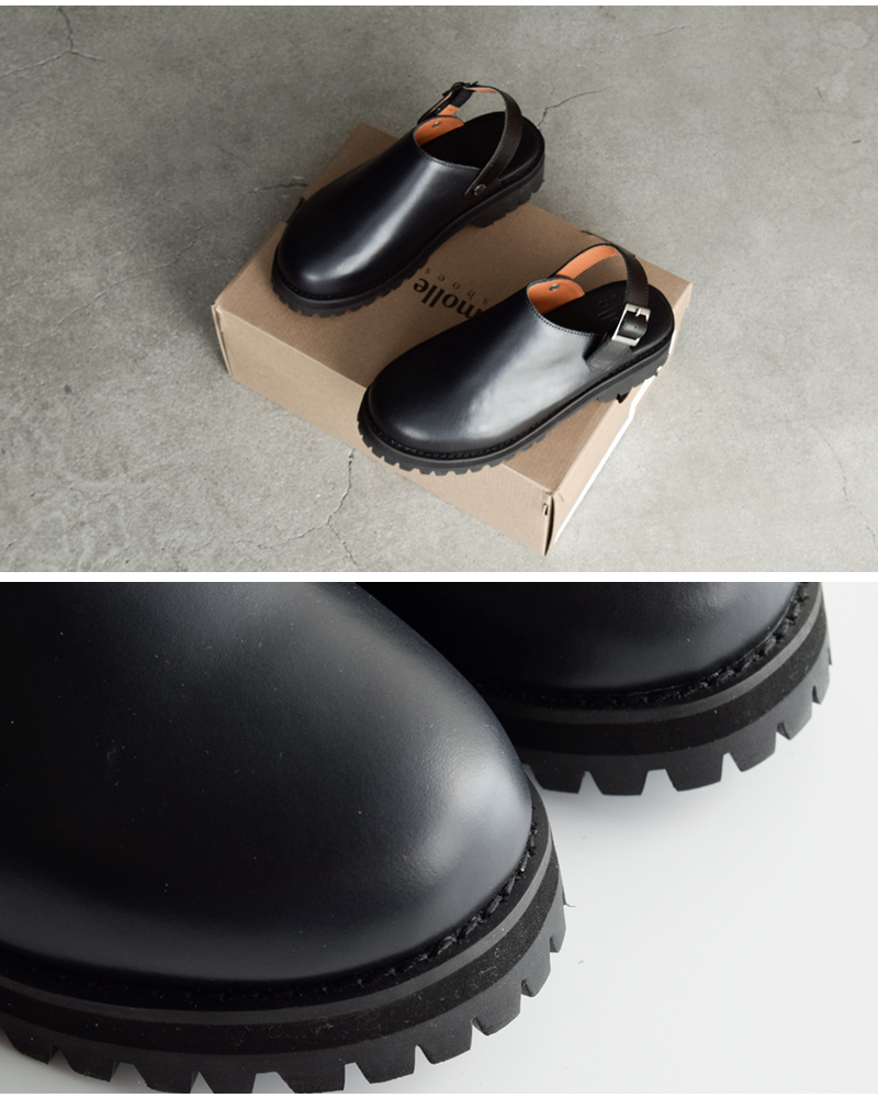 molle shoes(モールシューズ)撥水 カウレザー エンジニア 2way サンダル “ENGINEER SANDAL” mls210301-14