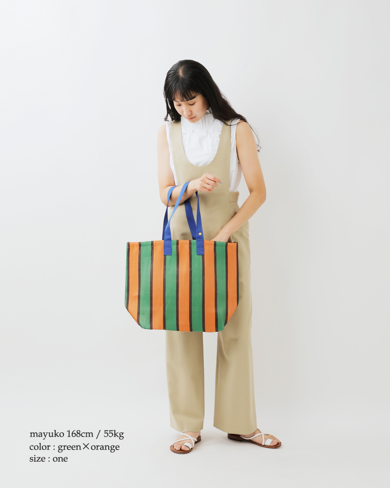 Lila&Fleur(リラアンドフルール)ストライプマザーズバッグmothers-bag