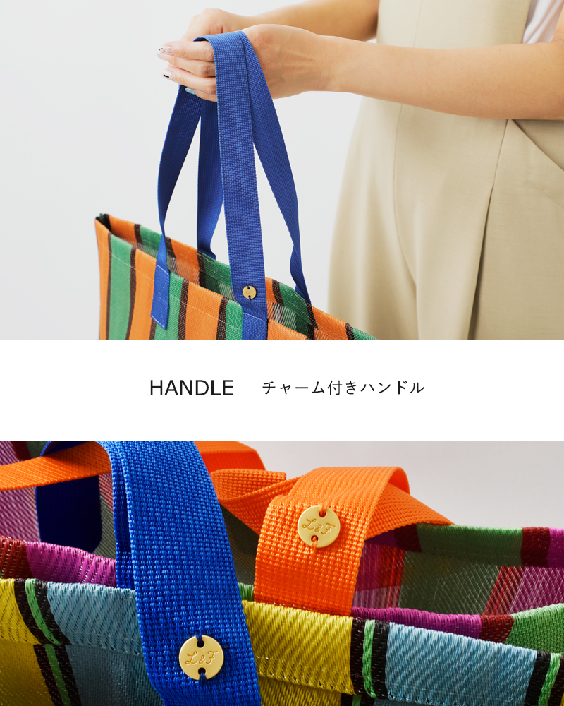 Lila&Fleur(リラアンドフルール)ストライプマザーズバッグmothers-bag