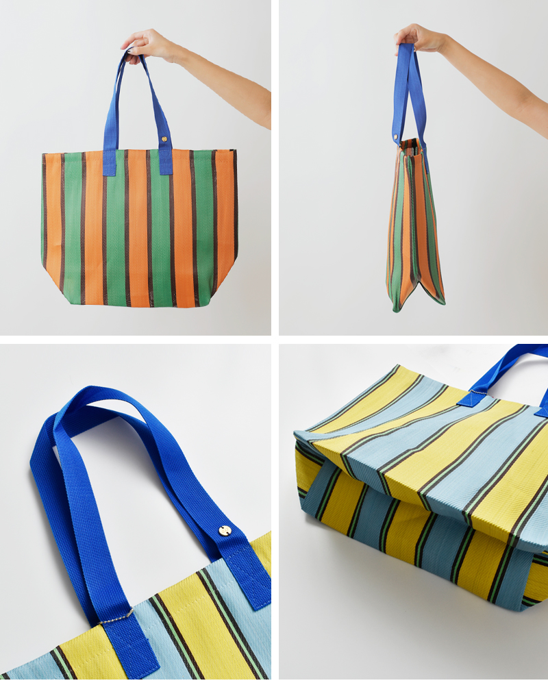 Lila&Fleur(リラアンドフルール)ストライプマザーズバッグmothers-bag