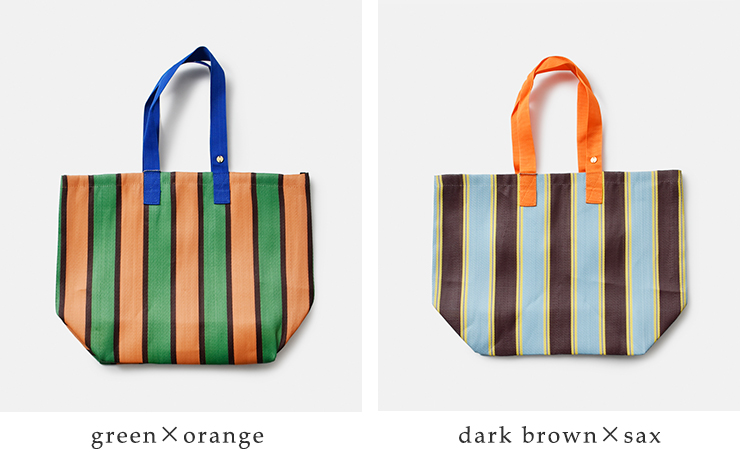 Lila&Fleur(リラアンドフルール)ストライプマザーズバッグmothers-bag