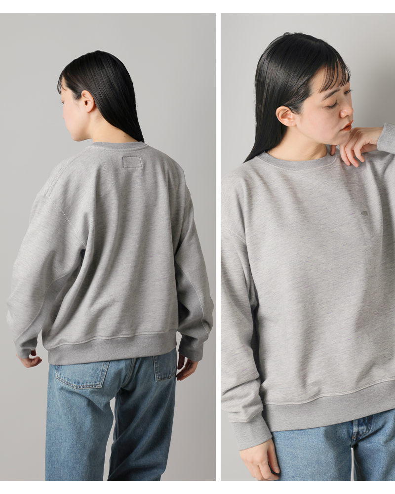 THE NORTH FACE PURPLE LABEL 11oz Crewneck Sweatshirt Crimson