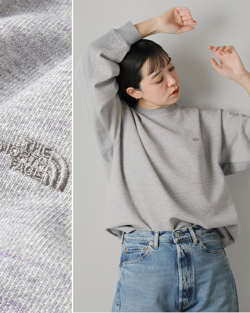 THE NORTH FACE PURPLE LABEL(ノースフェイスパープルレーベル)フィールドクルーネックスウェットシャツ“FieldCrewneckSweatshirt”n24fh060