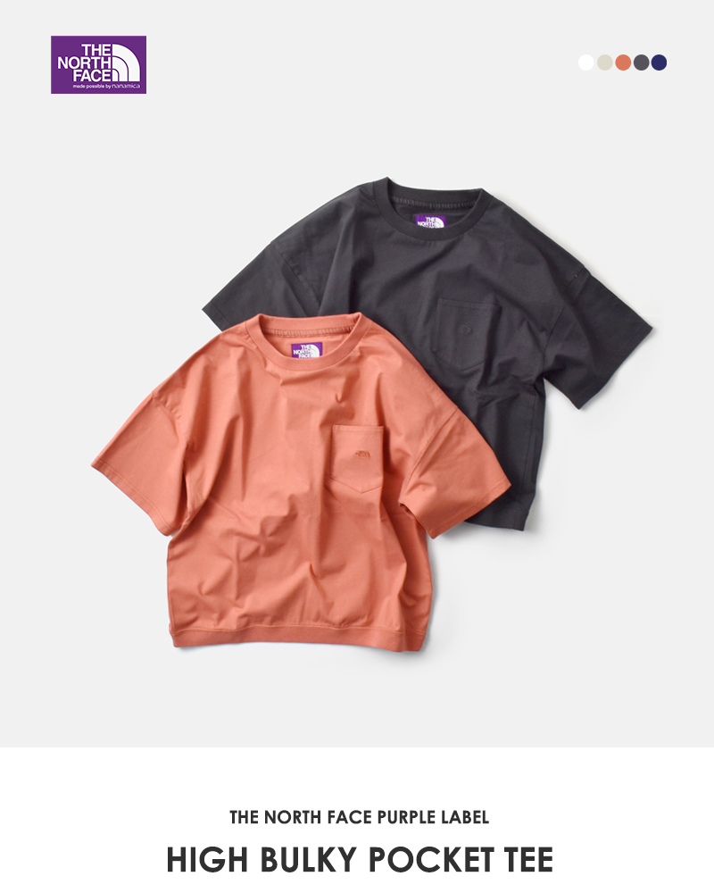 THE NORTH FACE PURPLE LABEL(ノースフェイスパープルレーベル)ハイバルキーポケットＴシャツ“HighBulkyPocketTee”n25sh056