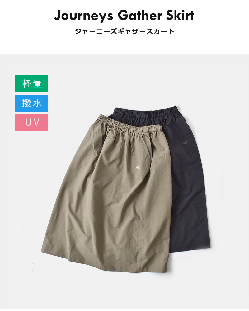 THE NORTH FACE(ノースフェイス)撥水ジャーニーズギャザースカート“JourneysGatherskirt”nbw32564