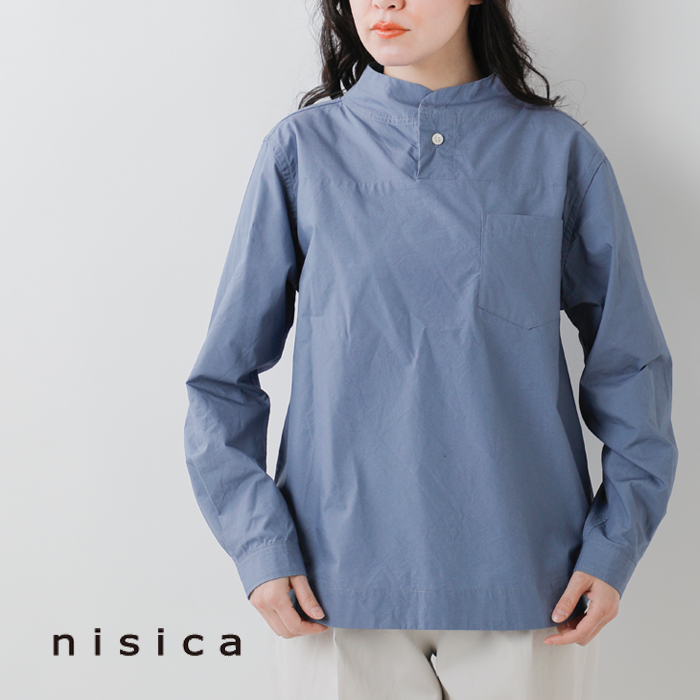 nisica(ニシカ)コットンタイプライタープルオーバーシャツnis-1349