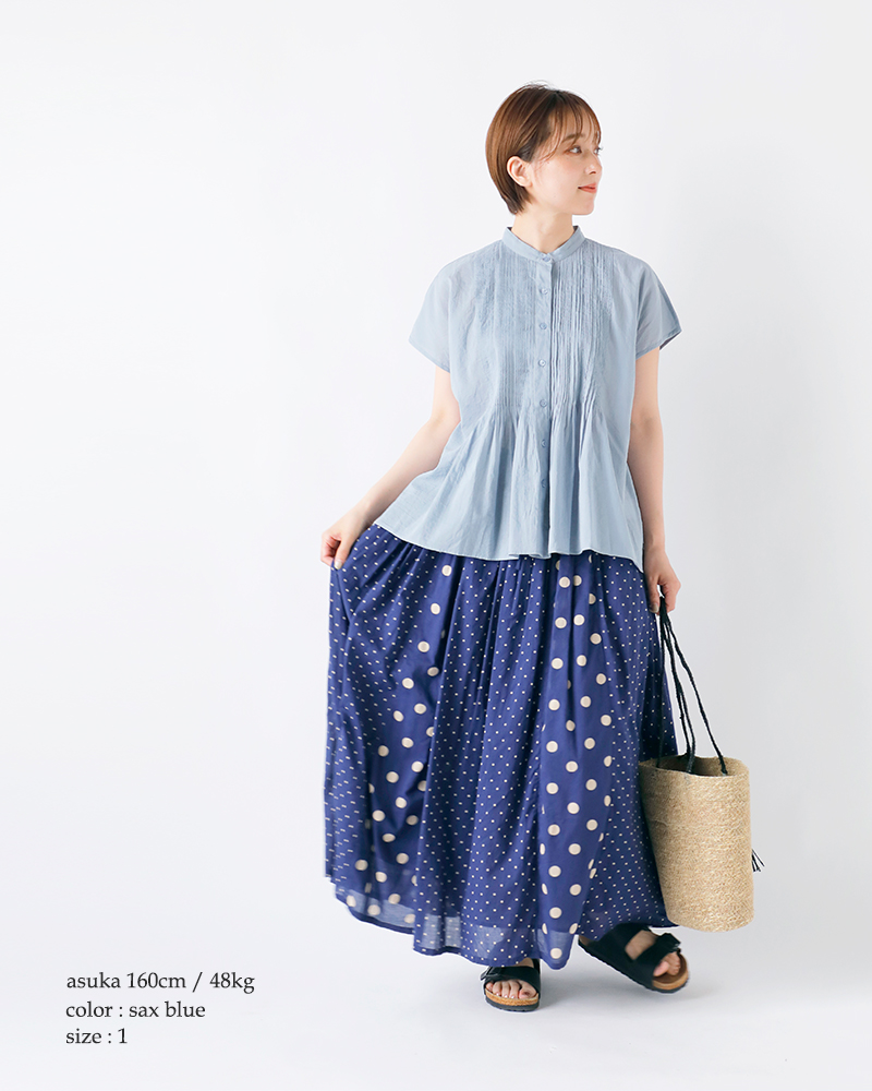 SALE セール/ソイル SOIL コットンボイルカットワークレース クルーネックフレンチスリーブピンタックシャツ INSL24223 レディース 2025春夏 /返品・交換不可 SOIL(ファッション) SALE セール/ソイル SOIL コットンボイル