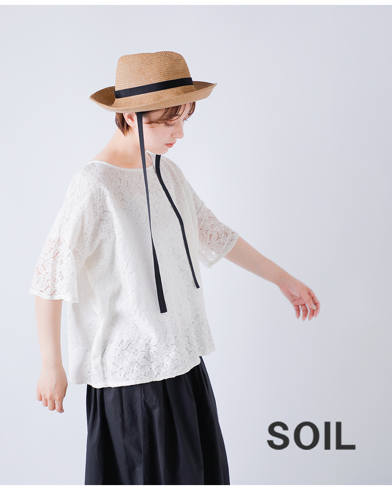30%OFF】SOIL ソイル ボイル チュール レース ショートスリーブ