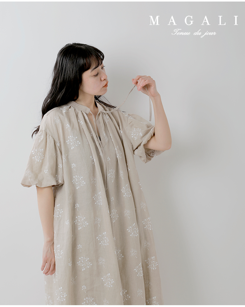楽天市場】MAGALI マガリ グランチェック リネン セミティアード
