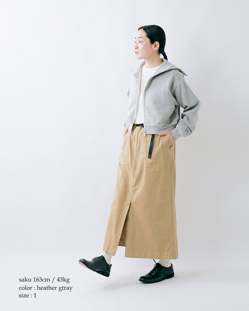 『美品』ORCIVAL　オーシバルの裏毛ジップアップパーカー ORCIVAL オーチバル オーシバル コットン 裏毛 ジップアップ