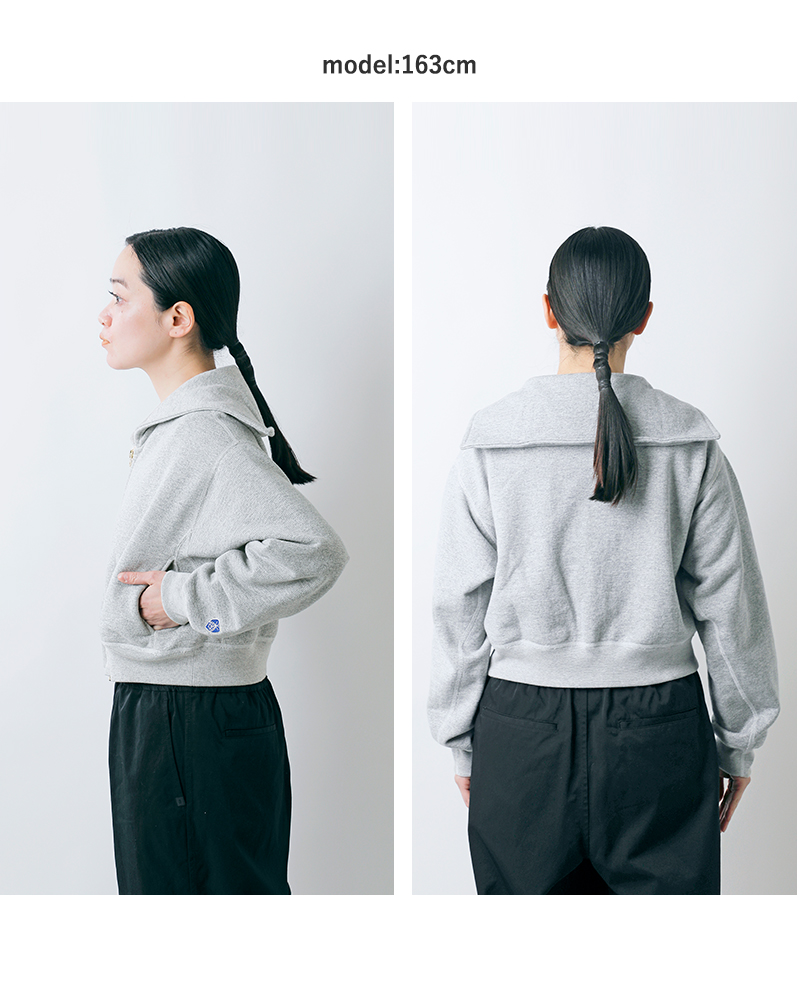 ORCIVAL◆オーシバルオーチバル/ジップパーカー/2/コットン/グレー/AG22-113-02 ORCIVAL オーチバル オーシバル パーカー コットン フレンチ