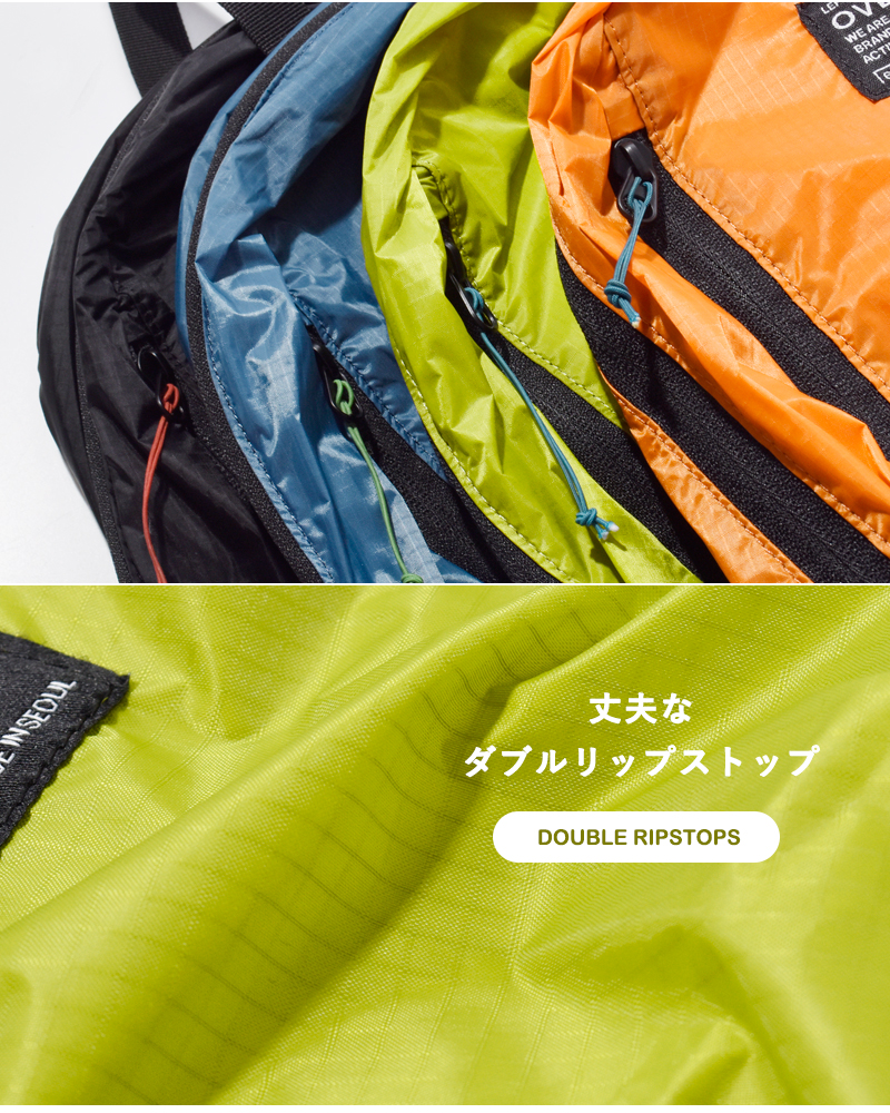 OverLab(オーバーラボ)男女共用軽量バックパックovpr-107