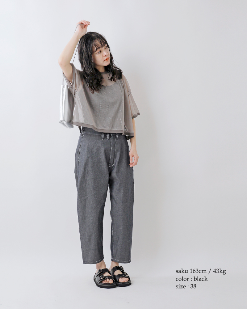 NOUVELLES DU PARADIS(ヌーベル ドゥ パラディ)コットンテレコタンクトップpc14203aa