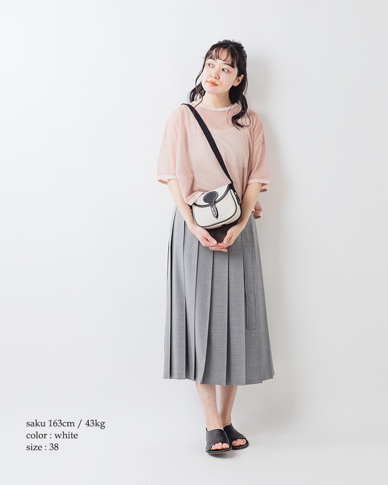 NOUVELLES DU PARADIS(ヌーベル ドゥ パラディ)コットンテレコタンクトップpc14203aa