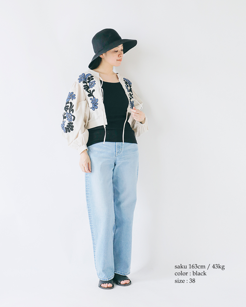 NOUVELLES DU PARADIS(ヌーベル ドゥ パラディ)トロワフライスコットンキャミタンクトップpc21214a