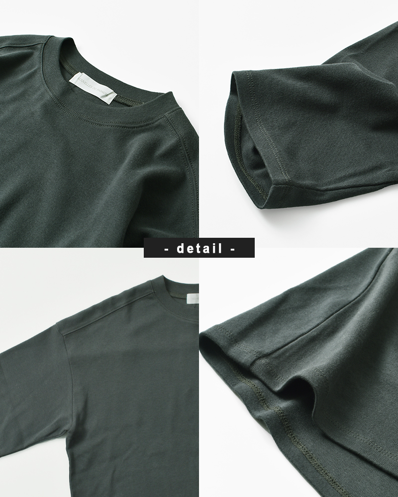 NOUVELLES DU PARADIS(ヌーベル ドゥ パラディ)トロワフライス8分袖プルオーバーpc25116