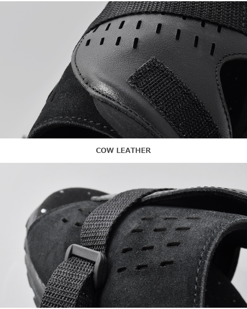 pg(ピージー)カウスエードビブラムソールサンダル“DELTA”pg-0033w