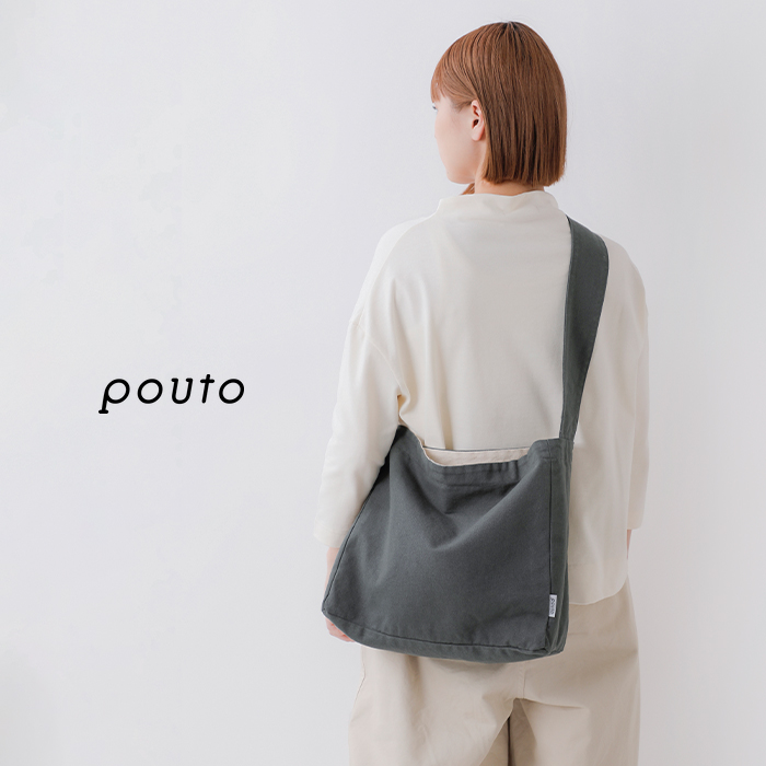 Pouto(ポウト)キャンバスショルダーバッグpo-012