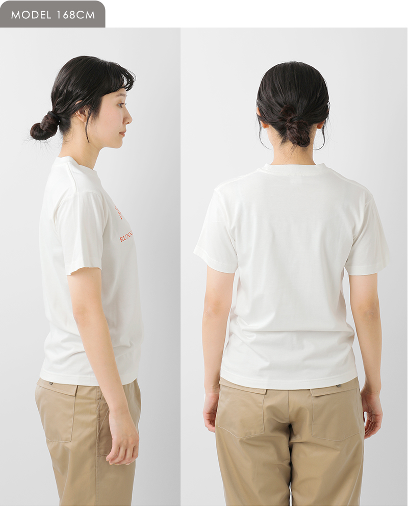 PROGRESS RUNNING CLUB(プログレスランニングクラブ)コットンロゴプリント半袖Tシャツ“LONDONS/SLVTEE”prc-25ss-03c