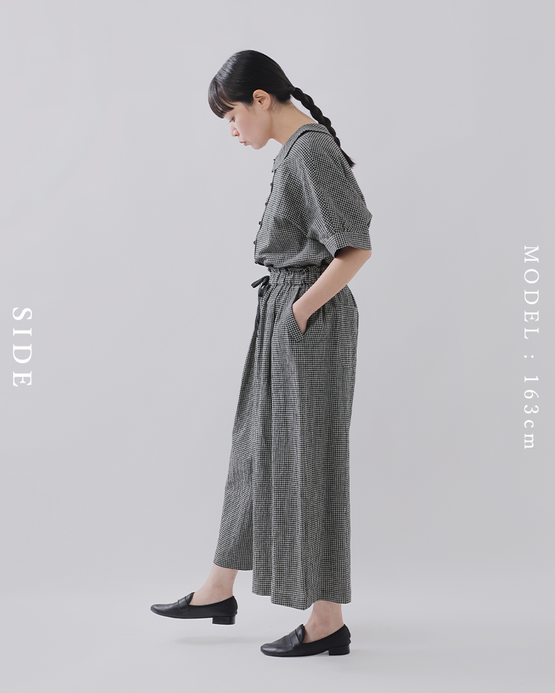 20%OFF】MAGALI マガリ リネン ワイドパンツ pt61-mn レディース