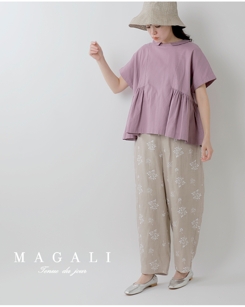 MAGALI マガリ リネンパンツ 楽天市場】【20%OFF】MAGALI マガリ リネン ワイドパンツ pt61