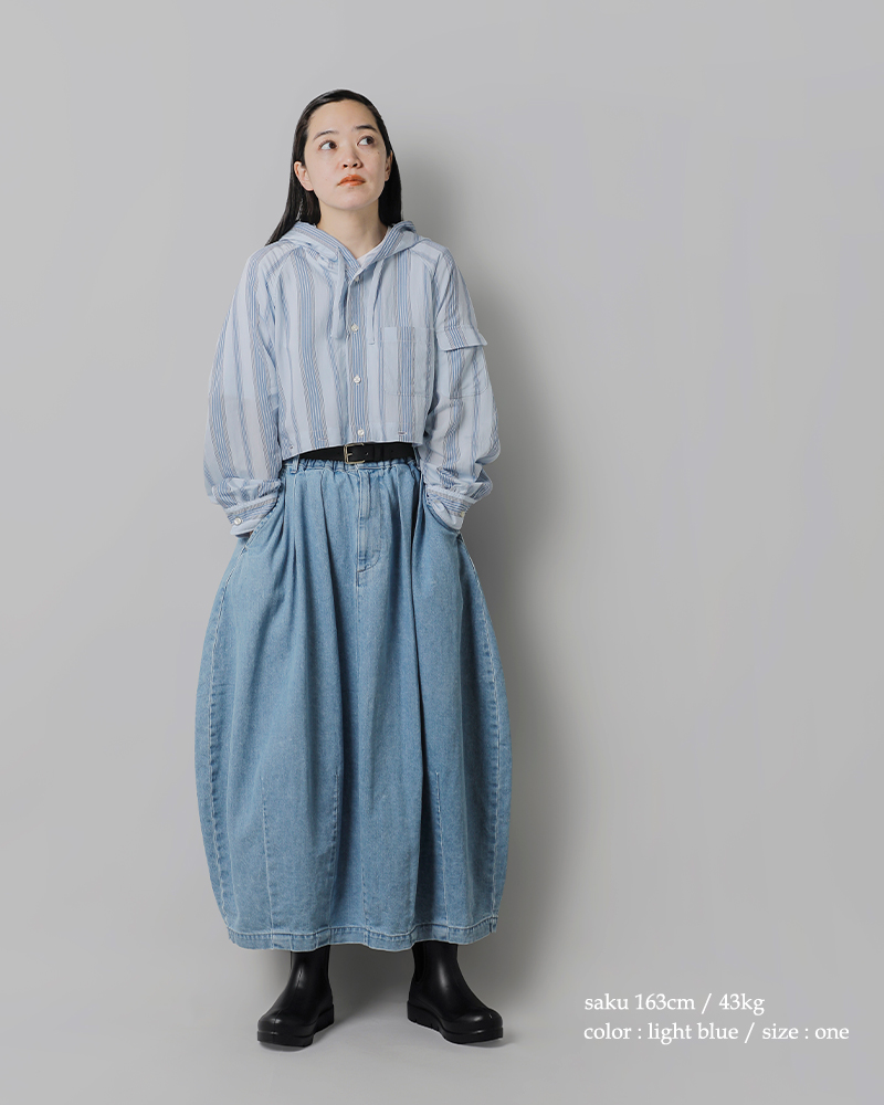 tActi(タクティ)ビスコースワイドストライプドレス“ShiftingDress”qt401